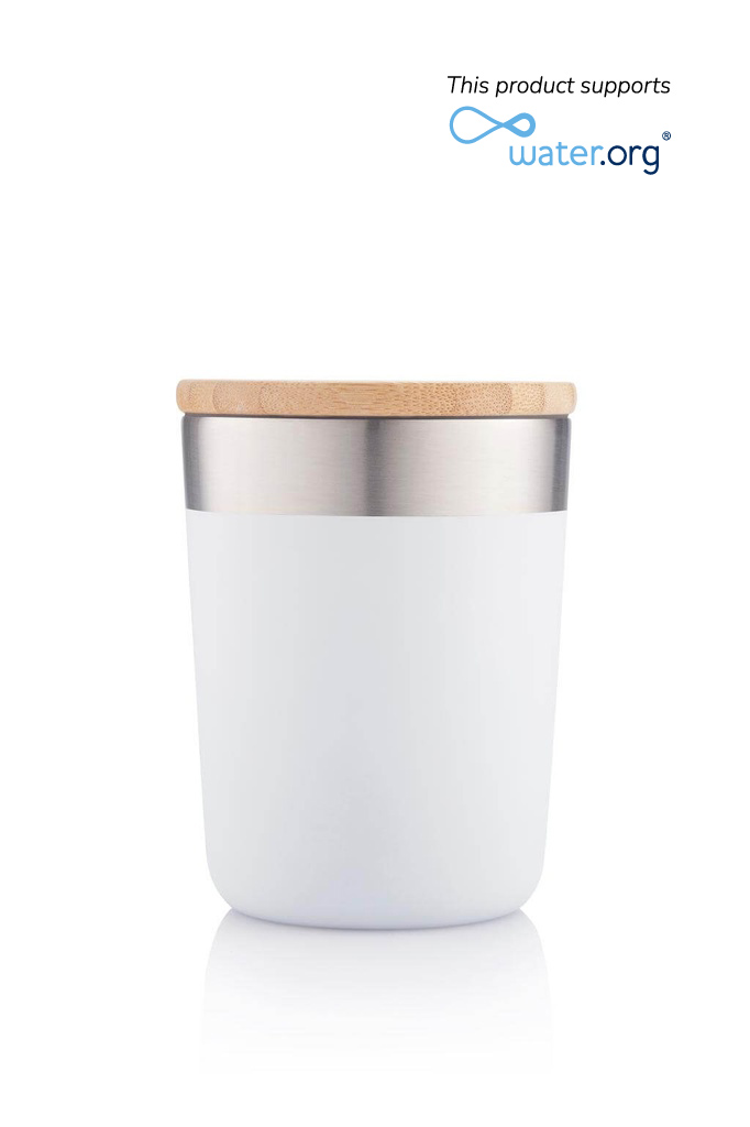 Recycled Insulated Mug - White