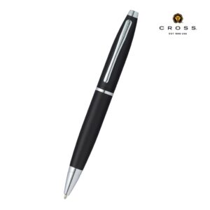 Matte Black with Polished Chrome Appointments Ballpoint Pen