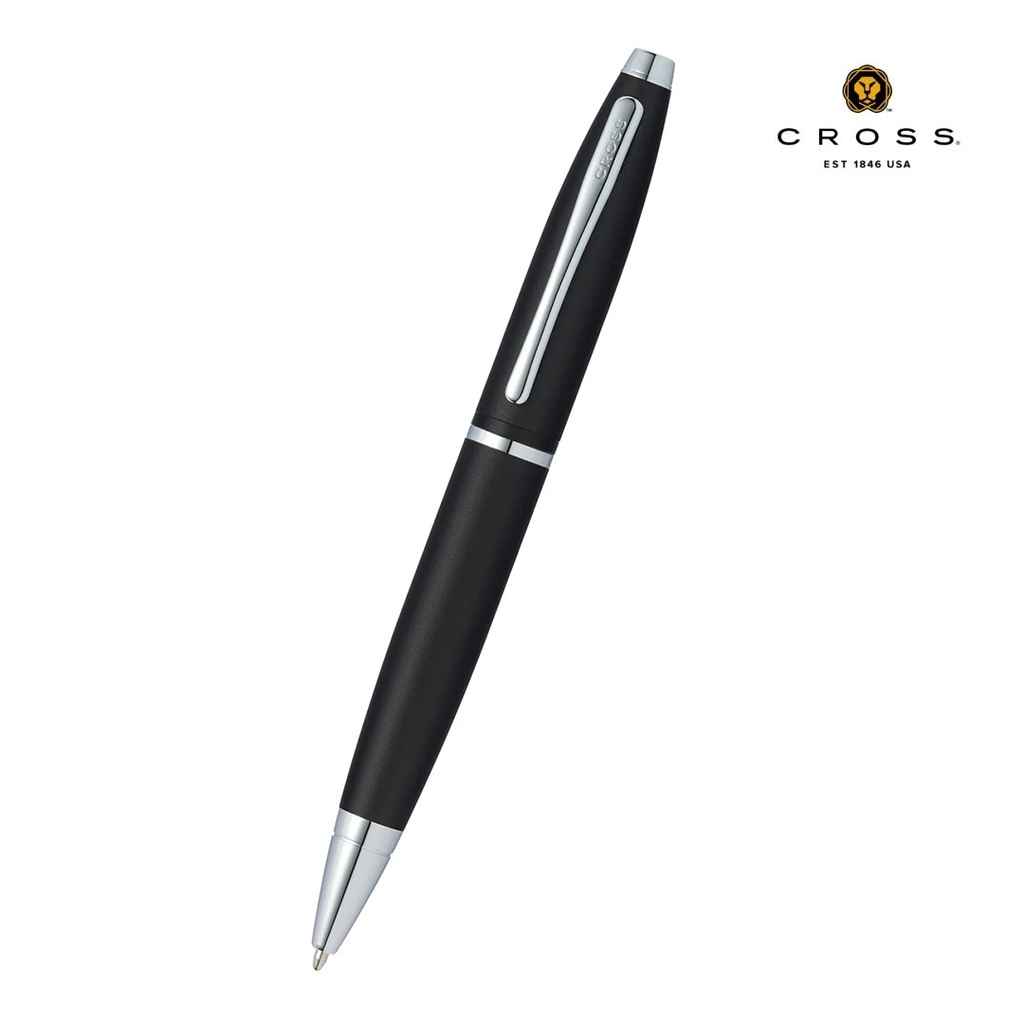Matte Black with Polished Chrome Appointments Ballpoint Pen